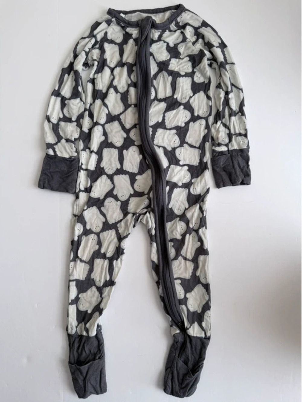 Little One Shop Grey Ghost Bamboo Zippy Sleeper 12-18M
